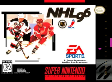 NHL 96 (USA) box cover front